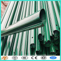 2.1m PVC coated metal round square peach fence posts